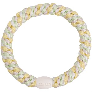 KKNEKKI - Hårelastik, Mix Mint Light  Yellow Glitter